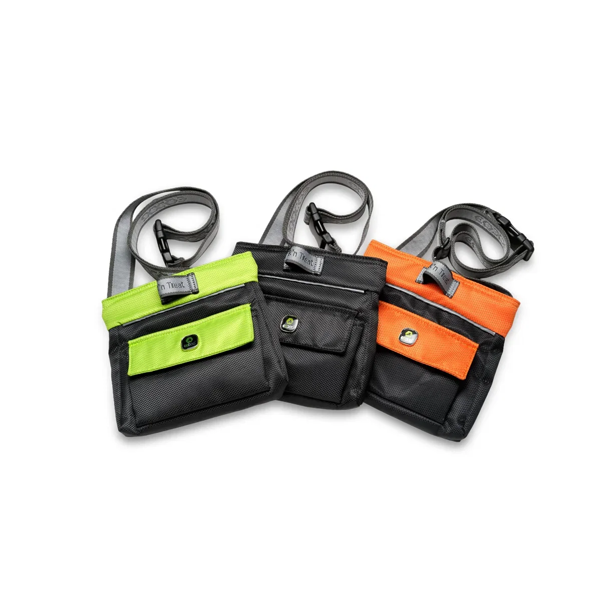 EQDOG Click´n Treat™ II bag beloningstasje oranje en lime